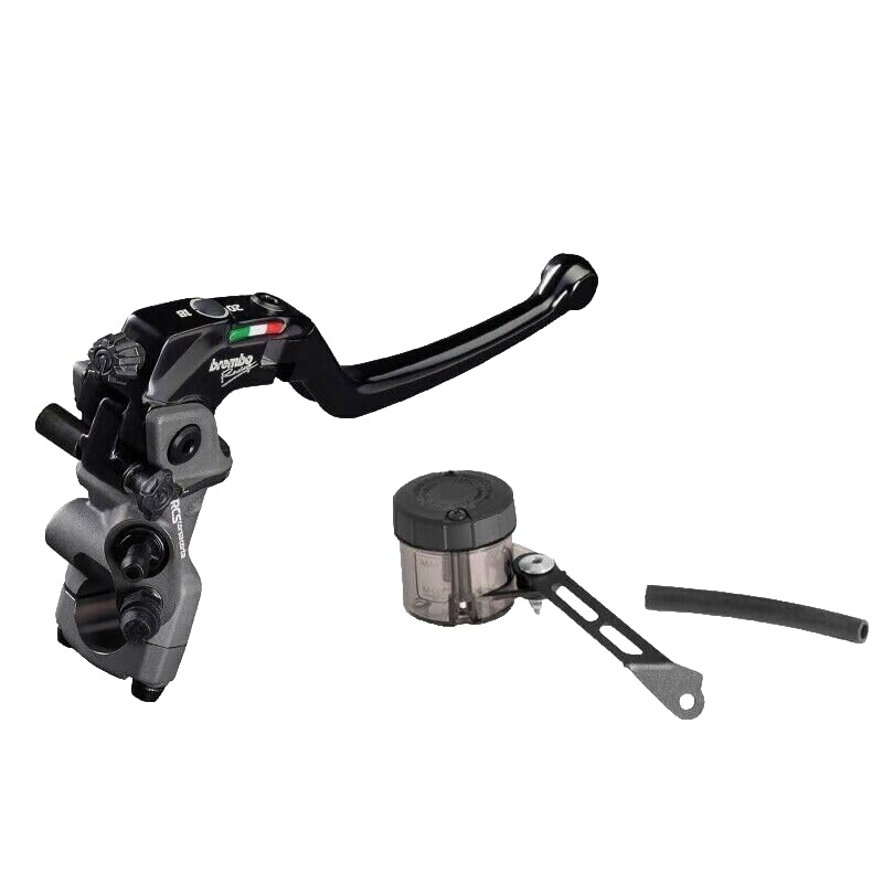 Brembo Racing pompa freno ant radiale 17RCS Corsacorta+staffa+serbatoio fume