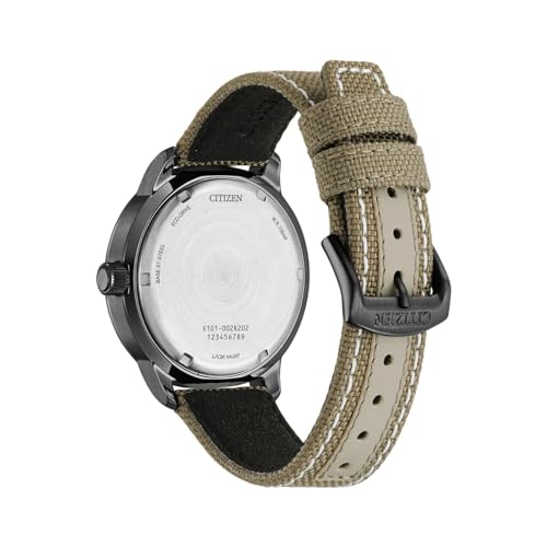 Citizen Nylon Eco-Drive Brown Dial Men's Analog Watch Bm8595-16H - Image 3