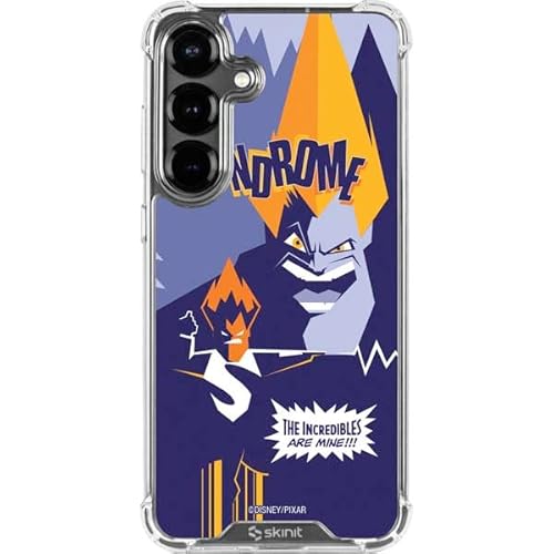 Skinit Clear Phone Case Compatible with Galaxy S26 Plus - Officially Licensed Disney The Incredibles Syndrome Art Design