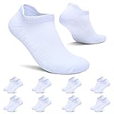 【 Fußgewölbestütze und rutschfest:】 Hochwertige Sportsocken mit bequemer Fußgewölbestütze, hochelastischem Design und geripptem Futter, das die Haltbarkeit des Produkts verbessert und Ihre Socken jederzeit an Ort und Stelle hält.