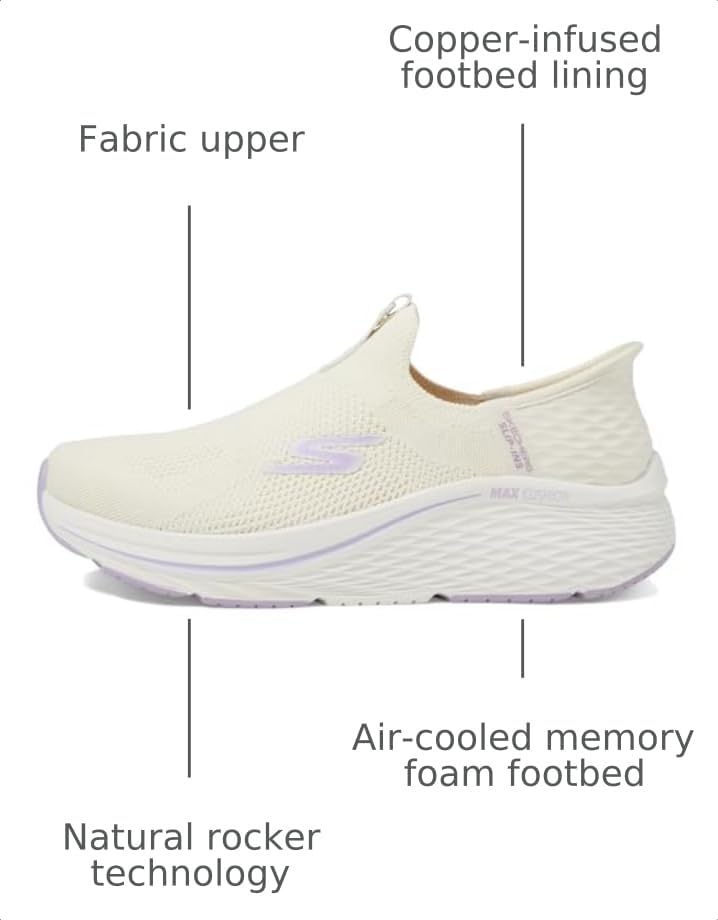 Image of Skechers Womens Max Cushioning Elite 2.0 Eternal Hands Free Slip-ins Sneaker