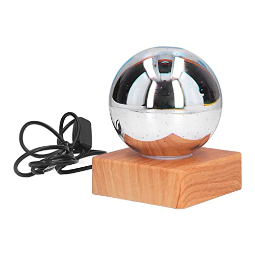 Pilipane Bola de cristal luz nocturna 3D fuegos artificiales LED colorida lámpara de mesa proyector USB bola mágica dormitorio oficina creativa luz nocturna mágica