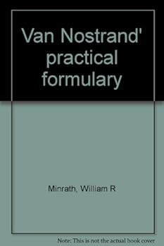 Hardcover Van Nostrand's Practical Formulary Book