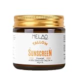 Tallow Sunscreen SPF50, Natural Grass-Fed Beef Tallow Moisturizing Sunscreen SPF 50, Beef Tallow for Skin, Non-Greasy Formula Daily Skin Protection Sun Cream for Face and Body