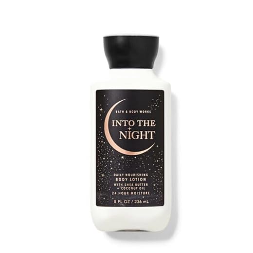 Bath and Body Works Into The Night Super Smooth Body Lotion Sets Gift For Women 8 Oz (Into The Night)