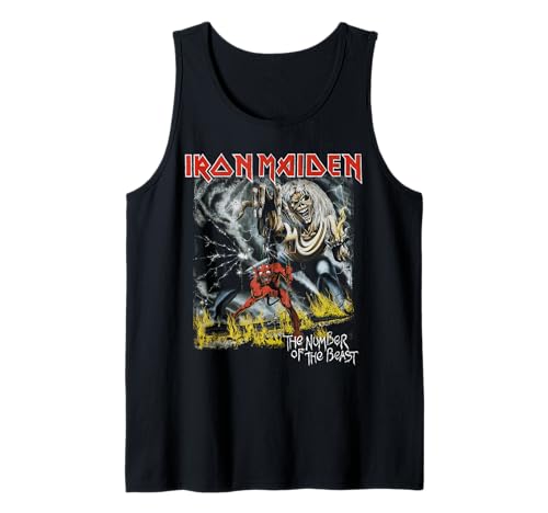 Image of Iron Maiden Eddie Number of the Beast Tank Top