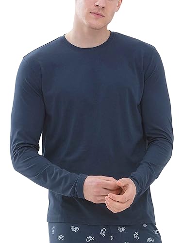 Preisvergleich Produktbild Mey Loungewear Serie Relax Herren Homewear Shirts Yacht Blue M(M)