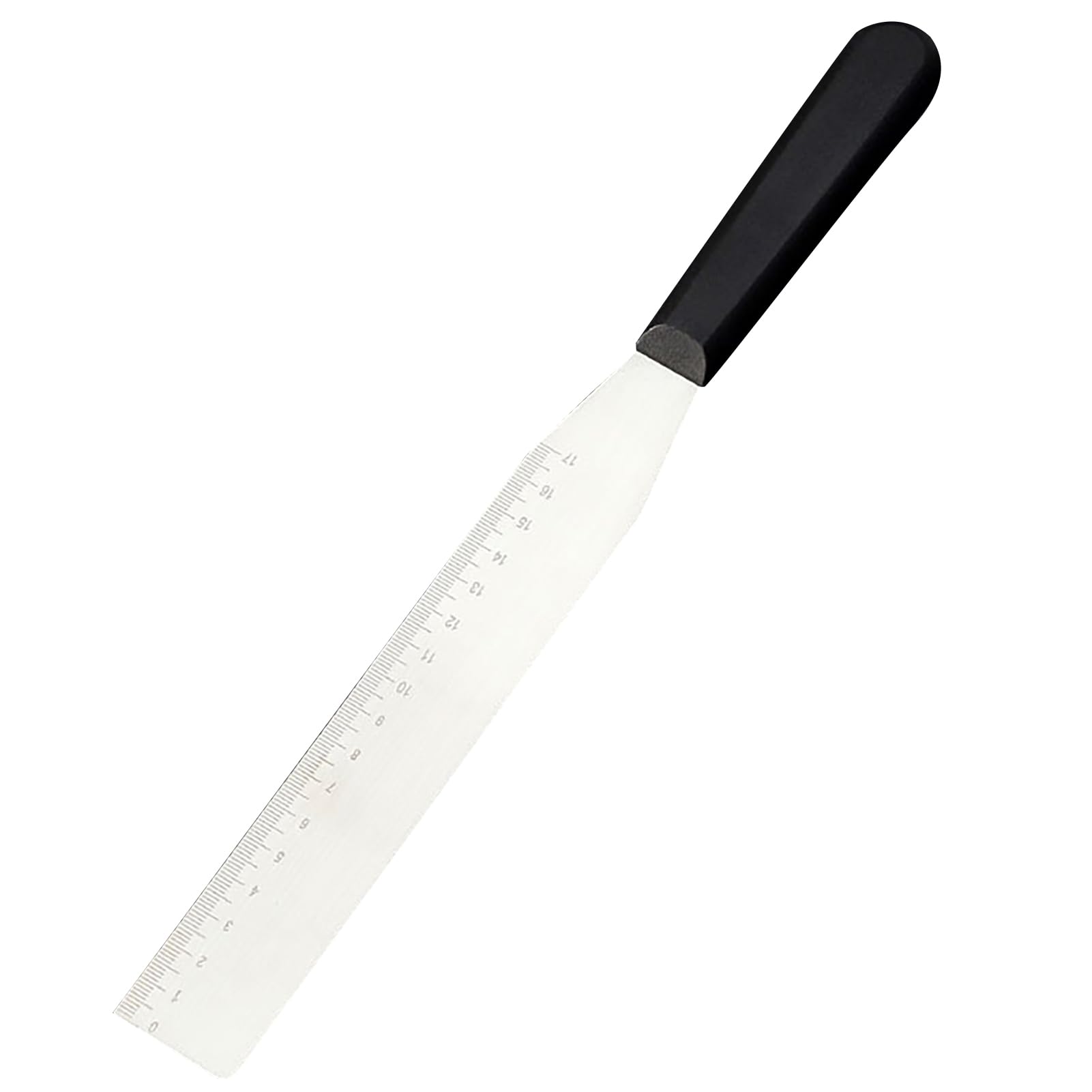 Cake Spatula Non-stick Straight Icing Spatula Anti-slip Handle Stainless Steel Bread Bakery Butter Spatula for Household Icing Spatula Cream Spatula