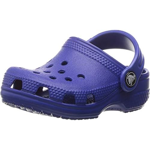 Crocs Unisex-Baby Classic Littles Clogs |Baby Shoes, Cerulean Blue, 2-3 Infant