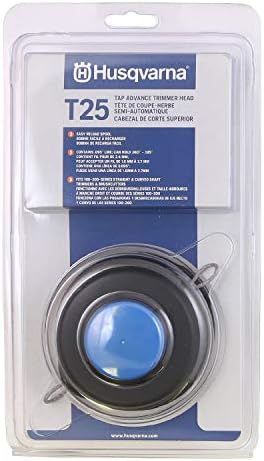 best husqvarna weed eater that will change how you garden forever 7 Husqvarna 966674401 T25 Tap Advance String Trimmer Head, Weed Eater Attachments 100-200 Series, Prewound with .095-Inch Trimmer Line, Black