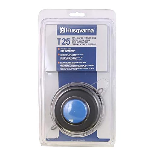 Husqvarna 966674401 T25 Tap Replacement Trimmer Head, 1, Black