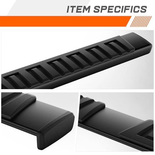 Estribos laterales aluminio negro 6" Toyota Tacoma 05-23 miniatura 6