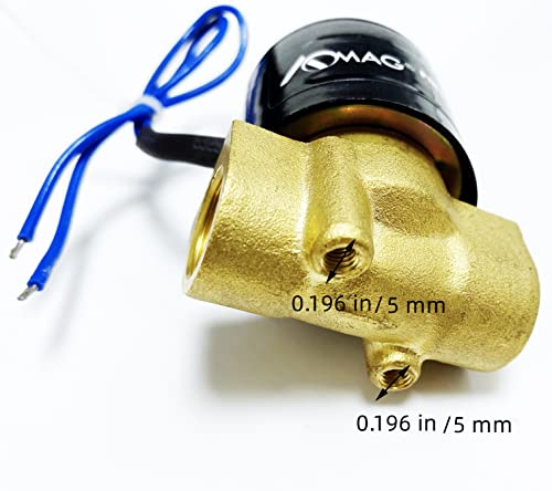 Aomag AOM838821X03 3/8 Inch Electric Solenoid Valve 12V Dc, Viton Gasket thumb #3