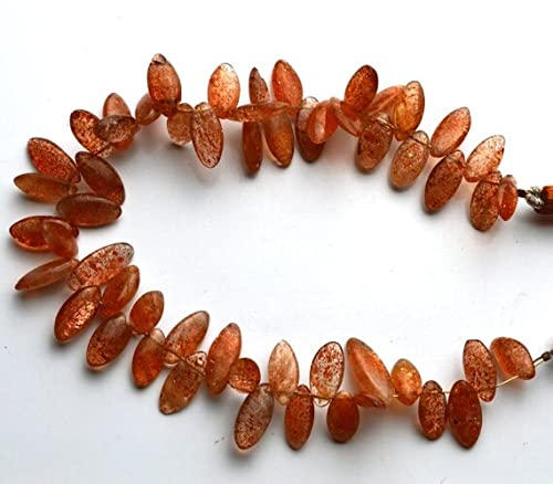 Pierre de soleil naturelle marquise de 9-12mm pour bijoux d'exception