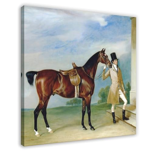 Poster sur toile John E Ferneley au salon - Décoration murale chic pour chambre et bureau