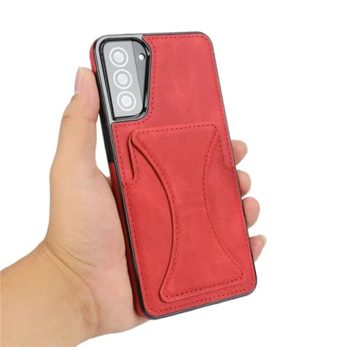 Coque rouge Galaxy S23 Ultra cuir pour protéger votre mobile en voyage