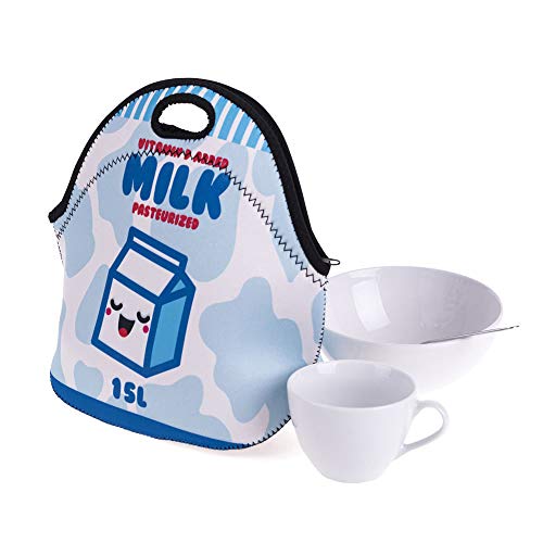 Lancheira bolsa térmica neoprene city rock Branco