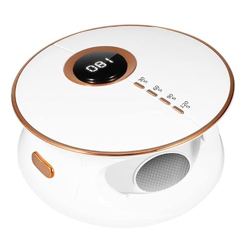 UV-LED-Nagellampe, 168 W UV-Licht-Nagel-Gel-Nageltrockner mit 48 Lampenperlen, Autor-Sensor und 4 Timer-LCD-Display, professionelle UV-Lampe für Gel-Nägel für den Salon- und Heimgebrauch Cover