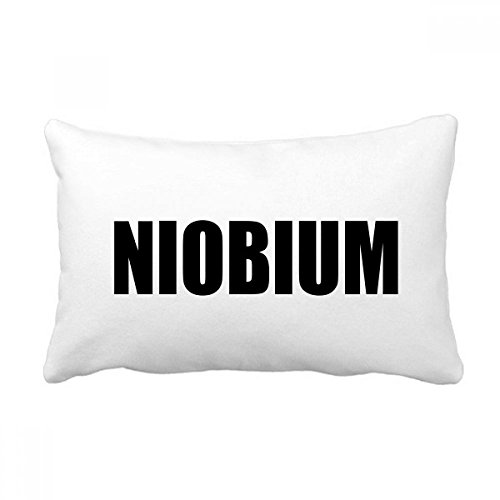 Coussin lombaire Niobium élément de chimie décoratif canapé multicolor