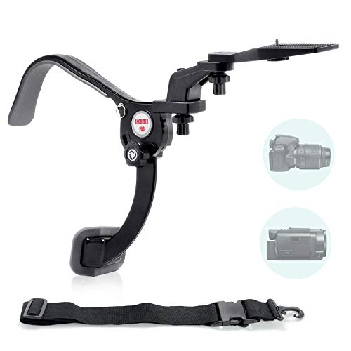 LS Photography Shoulder Mount Stabilizer Support Pad for Video Camcorder and Photo Cameras, Supports Most HD DSLR DV Models, Hand-Free Photo Studio Video Accessories, LGG711