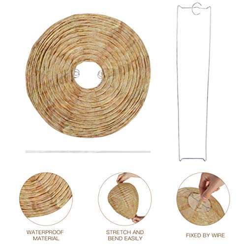 Uonlytech Chamariz de Ninho de Vespa Lanterna de Colmeia de Suspensão de 2 Pacotes Dissuasor de Vesp