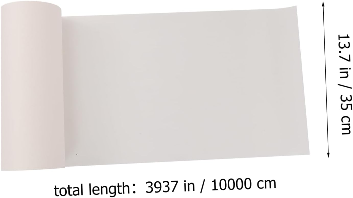 Veemoon 1roll Thickened Chinese Calligraphy Rice Paper Paper for Brush Ink Writing for Painting Drawing and Crafting Activities