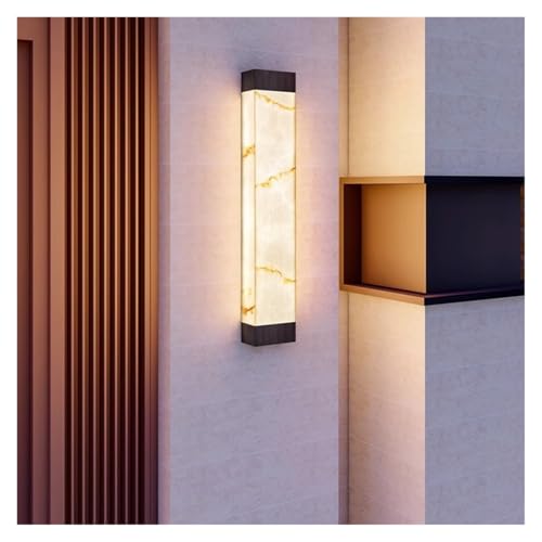 Bande LED tricolore étanche pour mur extérieur en marbre café - 3