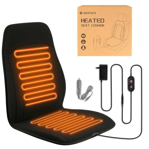Black Heated Seat Cover 3 Levels