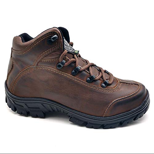 Bota Masculina Adventure Canastra em Couro Bmbrasil 5158-03 Taupe 44