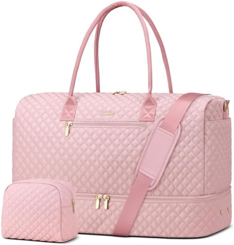 Travel Weekender Bags for Women - Duffle Bag Women with Shoe Comp...
