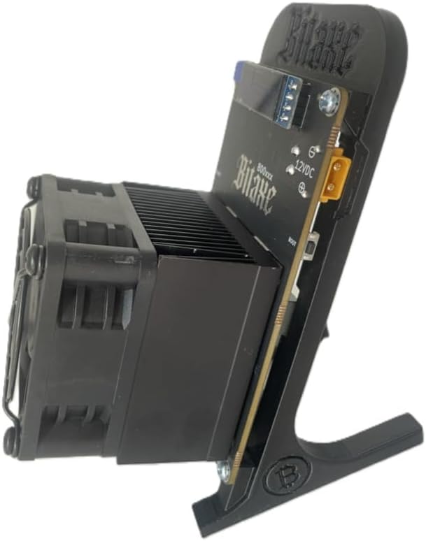 Black Bitaxe 801 Solo Miner 2.55TH/s BTC ASIC Miner Bitcoin Mining Hardware Efficient Low Power Crypto Machine Silent Version, Low-Noise Home Solo Miner