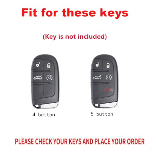 Boîtier coque de clé Jeep Grand Cherokee Chrysler 200 Journey 5 boutons - 2