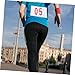 Hemoton 10pcs Tearproof Race Bibs for Running Events High Visibility Numbers for Easy Athlete Identification Material for Competitions and Sports