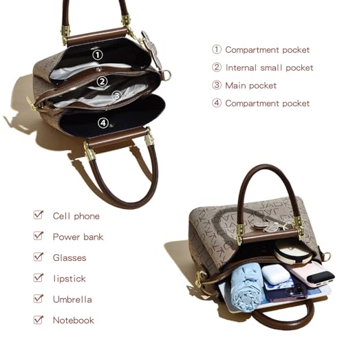 Image of MYHOZEE Women Purses and Handbags Top Handle Satchel Shoulder Bags Messenger Tote Bag for Ladies