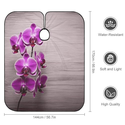 Capa de Corte de Cabello Orchid para Mujeres y Hombres, con Cierre Ajustable miniatura 2