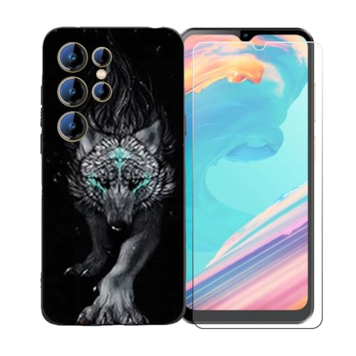 pGYDQQKJP[X Oukitel C1 Plus + KXXN[یtB Aȃ\tgVRP[XیTPUJo[̃P[XJo[ p (6.52") - LLM22