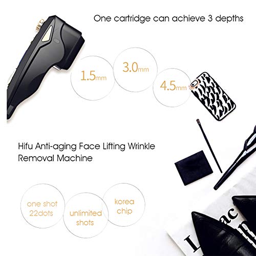 Mini 3 In 1 Hifu Anti Aging Face Lifting Device, Household Facial Care Beauty Machine For Home Use Skin Rejuvenation, Neck Wrinkle Removal, Whitening, Skin Tightening Device #TOP6