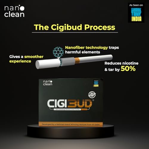 Image of filters|Nanoclean Technology anti smoking filters to quit smoking|stoptar smoking filters|anti smoking filters|safety filters to quit smoking|tar reduction filters|multi-filtering helps to reduce tar and smoke and also helps to quit smoking - White Color - Pack of 6 - 180 Filters