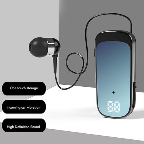 Auricular inalámbrico Jectse Retráctil con Bluetooth 5.2 miniatura 4