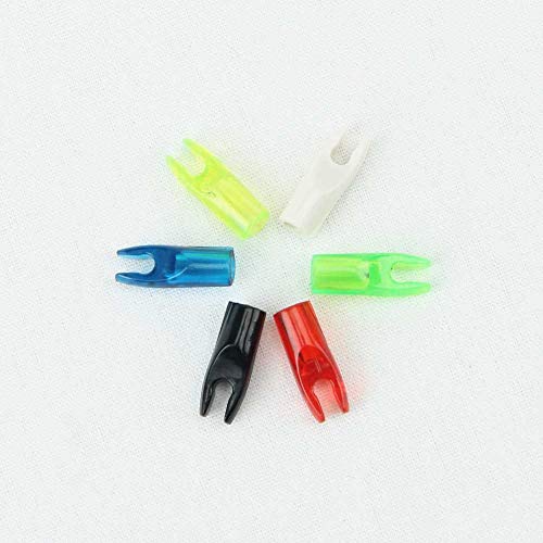 Boquilla de flecha para reparar tubos de 6mm y 7mm, pack de 100 unidades color rojo para arquería 5
