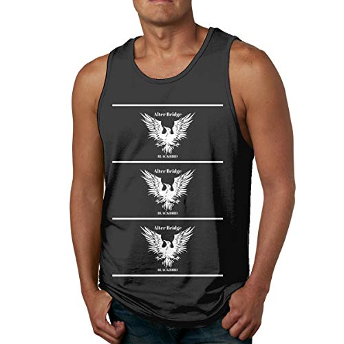 Image of Alter Bri-dge Black-Bird Men Tank Tops Summer Sleeveless Casual Vest Shirts Black