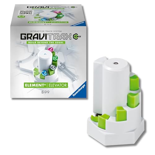 Ravensburger - Gravitrax Power Elevator | Circuito Canicas Con 1 Pieza | Rompecabezas Niños Con Canicas | Juegos Para Niños De 8 Años | Juegos Mesa Compatibles Con Todos Los Gravitrax