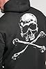 BadRhino Big & Tall Skull Graphic Hoodie - Men's - Plus Size Curve Black #5