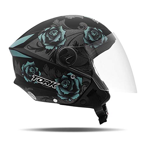 Pro Tork Capacete New Liberty Three Flowers Fosco 58 Multicor