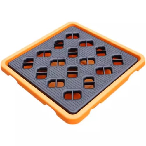 Stockage de conteneurs sur plateforme modulaire anti-fuite pour ateliers propres