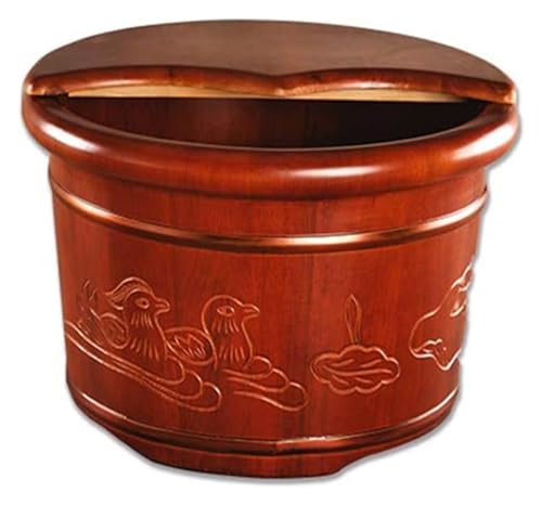 Tina de pies de madera maciza para spa y masaje