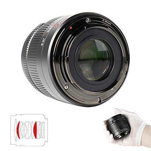 7artisans 35mm F0.95 - Lente de cámara sin espejo (gran apertura APS-C, compacta, para Sony A7 A7II A7III (A7M3) A7R A7RIII (A7RM3) A7S A7SIII A5000 A5100 NEX-5T NEX-3 NEX-7 NEX5C