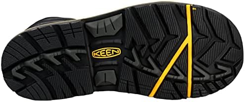 KEEN Utility Men's Milwaukee 6" Steel Toe Work Boots, Black, 9 | Image 3