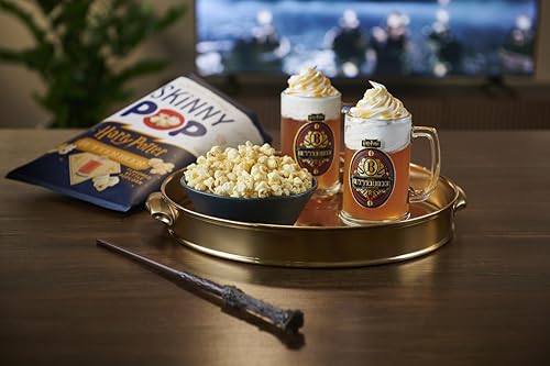 Image of SkinnyPop Butterbeer Flavored Kettle Popcorn, Harry Potter Snacks, Gluten Free, Vegan, Non-GMO, Dairy Free, SkinnyPop, 5.3oz Grocery Sized Bag