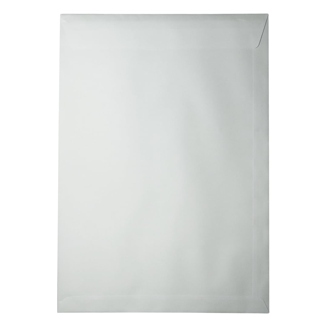 DULA EB4 Umschläge, Akte Umschlag, 262 x 371 mm, 250 Stück, Selbstklebend mit Klebestreifen, 120 g/m²